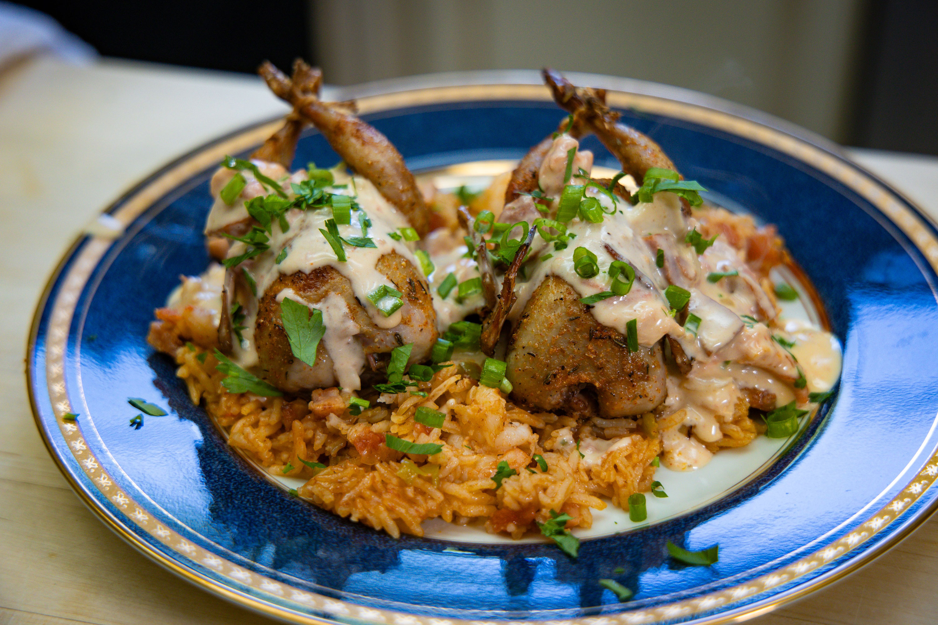 Louisiana Cajun Roasted Quail