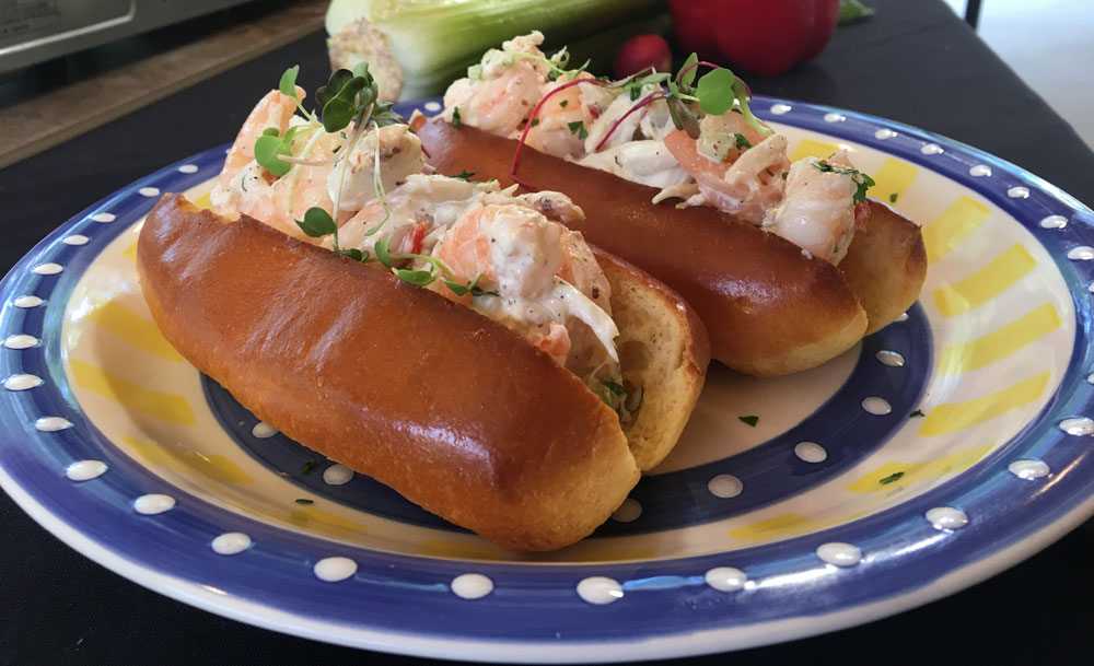 Shrimp and Crab Rolls Creole Style